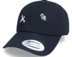 Tiny Satellite Astronaut Scenery Black Dad Cap - Abducted