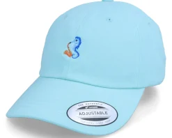 Tiny Sea Horse Saxophone Blue Dad Cap - Abducted