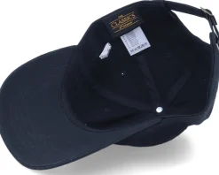 Tiny White Wizard Black Dad Cap - Critiql Hit