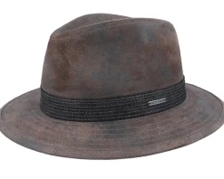 Tller Pigskin Brown Hat - Stetson