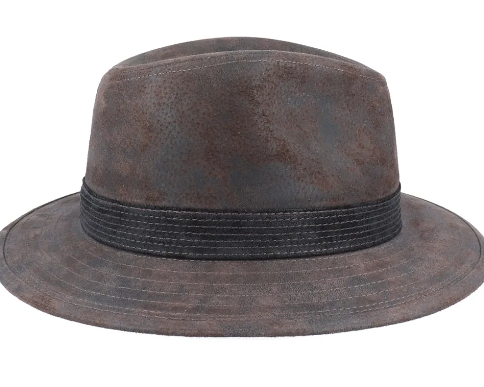 Tller Pigskin Brown Hat - Stetson