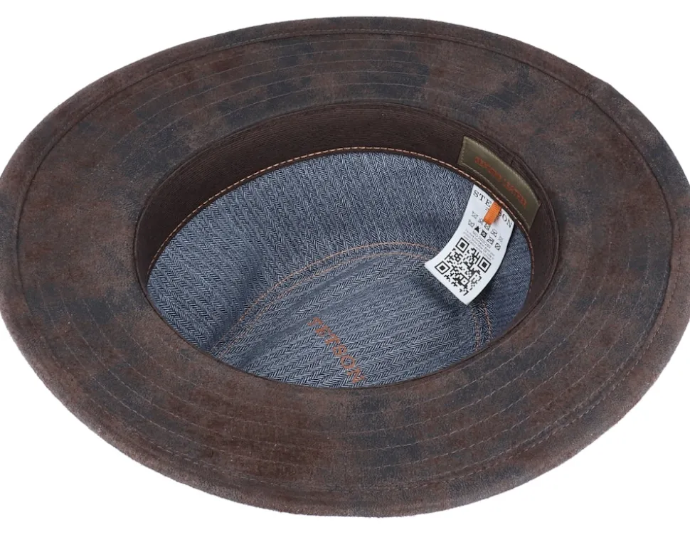 Tller Pigskin Brown Hat - Stetson