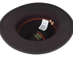 Tller Woolfelt Dark Brown Fedora - Stetson