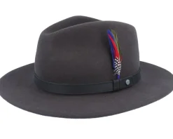 Tller Woolfelt Dark Grey Fedora - Stetson