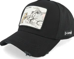 Tom & Jerry Black A-Frame Trucker - Capslab