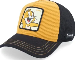 Tom & Jerry Jerry Black/Yellow A-Frame Trucker - Capslab