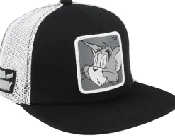 Tom & Jerry Tom Black/White Trucker - Capslab
