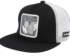 Tom & Jerry Tom Black/White Trucker - Capslab