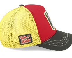 Tom & Jerry Tom Red/Yellow/Black Trucker - Capslab