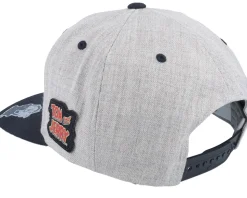 Tom Angry Heather Grey/Black Snapback - Tom & Jerry