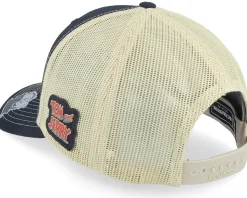 Tom Eyes Black/Golden Stone Trucker - Tom & Jerry