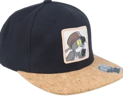 Tom Phone Black Cork Snapback - Tom & Jerry