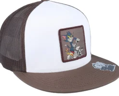 Tom Racing Brown/White Snapback - Tom & Jerry