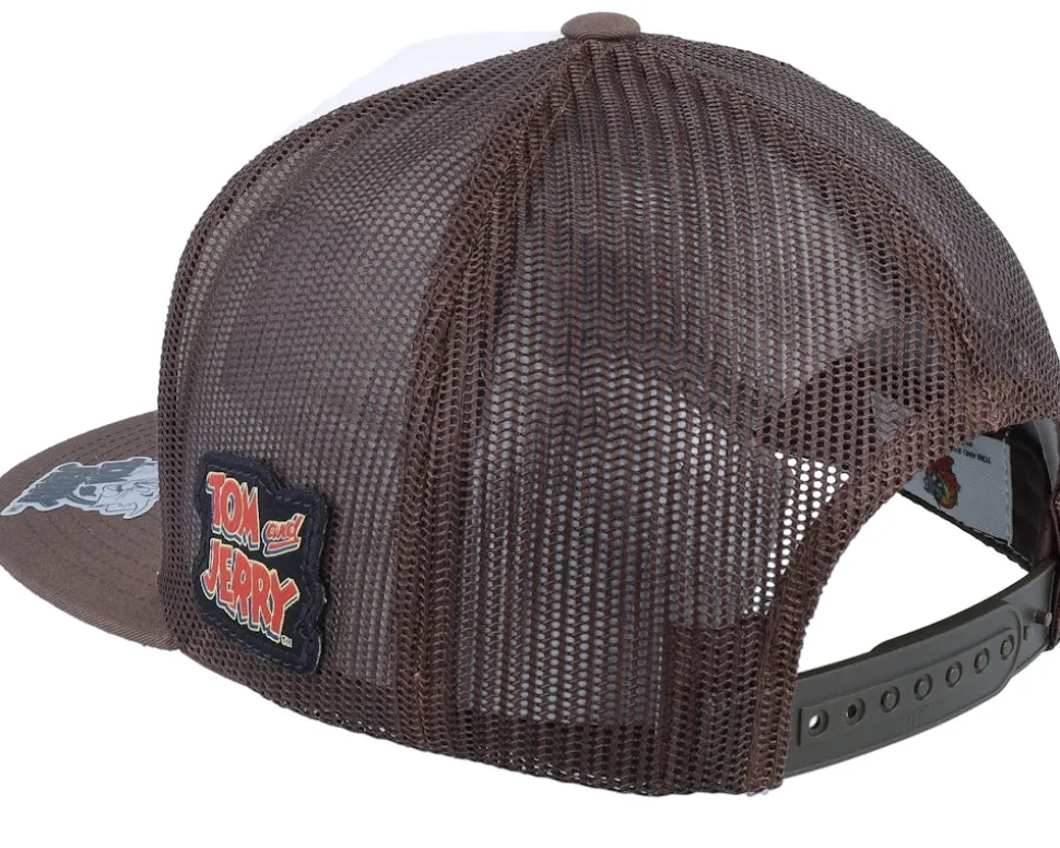 Tom Racing Brown/White Snapback - Tom & Jerry