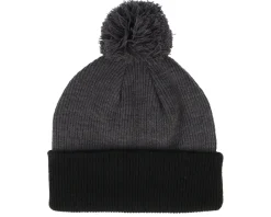 2tone Knit Black/Grey Pom - Bauer