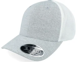 2-Tone Melange Silver/White 110 Trucker - Flexfit
