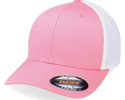 2-Tone Mesh Pink/White Trucker Flexfit - Flexfit