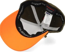 3-tone Neon Orange/White/Olive Flexfit - Flexfit