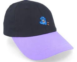 Toon Hand Cap Black/Soft Purple Dad Cap - Santa Cruz