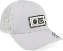 Topstitch Retro Silver Trucker - Salty Crew
