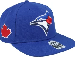 Toronto Blue Jays Sure Shot Captain Royal Snapback - 47 Brand