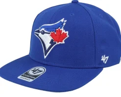 Toronto Blue Jays Sure Shot Captain Royal Snapback - 47 Brand