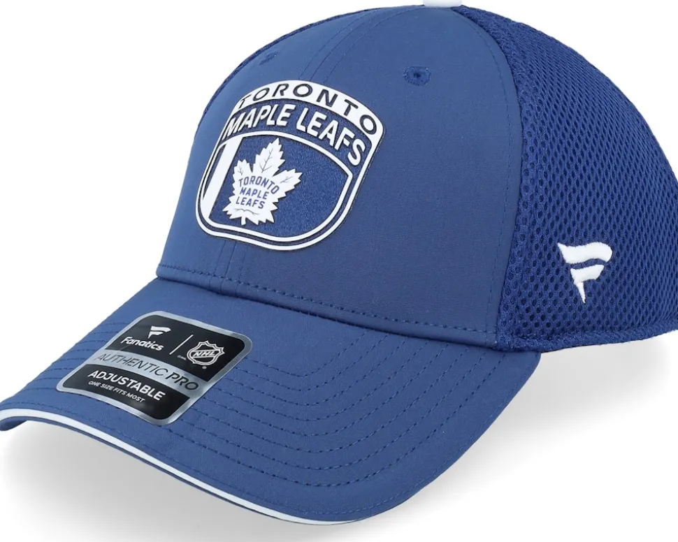 Toronto Maple Leafs Authentic Pro Draft Blue/White Trucker - Fanatics
