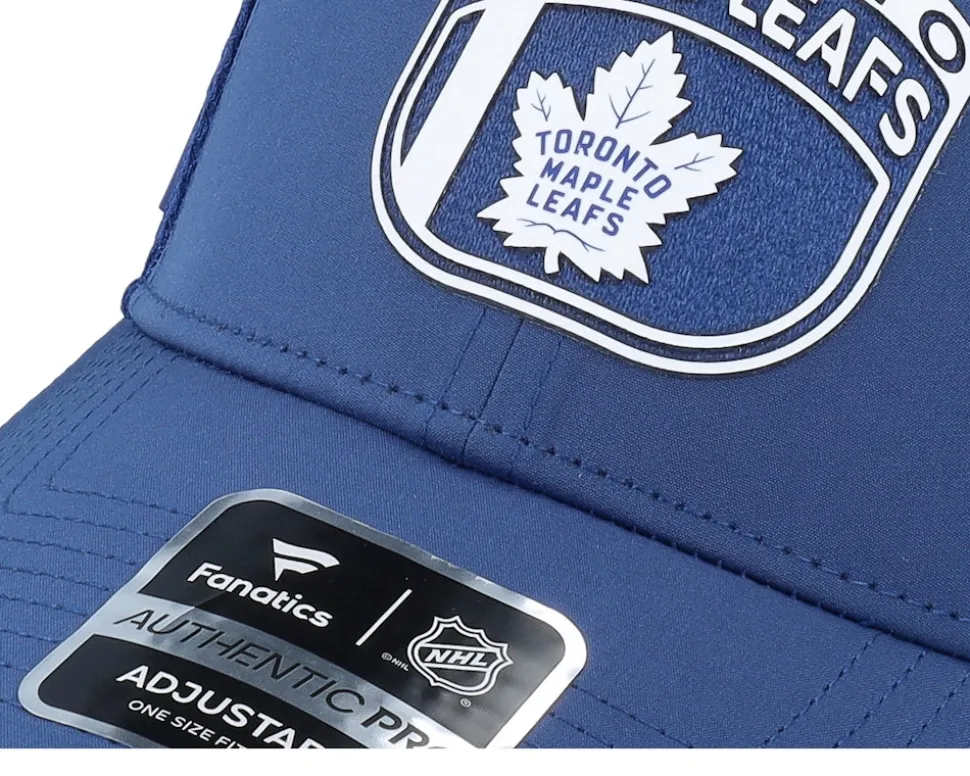 Toronto Maple Leafs Authentic Pro Draft Blue/White Trucker - Fanatics