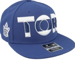 Toronto Maple Leafs Authentic Pro Rink Flat Brim Blue Snapback - Fanatics