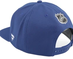 Toronto Maple Leafs Authentic Pro Rink Flat Brim Blue Snapback - Fanatics