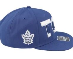 Toronto Maple Leafs Authentic Pro Rink Flat Brim Blue Snapback - Fanatics