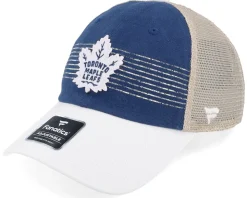Toronto Maple Leafs Breakaway Cotton Blue/Natural/Natural Trucker - Fanatics