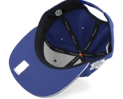 Toronto Maple Leafs Gino Flat Brim Blue Cobalt/White Snapback - Fanatics