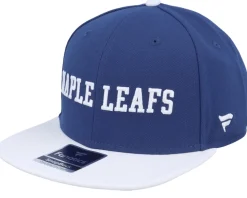 Toronto Maple Leafs Iconic Color Blocked Cobalt/White Snapback - Fanatics