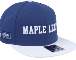 Toronto Maple Leafs Iconic Color Blocked Cobalt/White Snapback - Fanatics