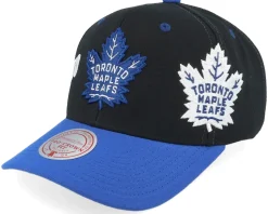 Toronto Maple Leafs Overbite Pro Black/Royal Adjustable - Mitchell & Ness
