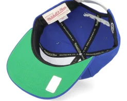 Toronto Maple Leafs Retro Lock Up Blue Snapback - Mitchell & Ness