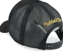 Toronto Maple Leafs Suede Black Trucker - Mitchell & Ness