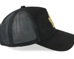 Toronto Maple Leafs Suede Black Trucker - Mitchell & Ness