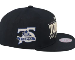 Toronto Maple Leafs With Love Black Snapback - Mitchell & Ness