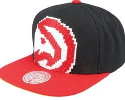Toronto Raptors 8 Bit Xl Black/Red Snapback - Mitchell & Ness