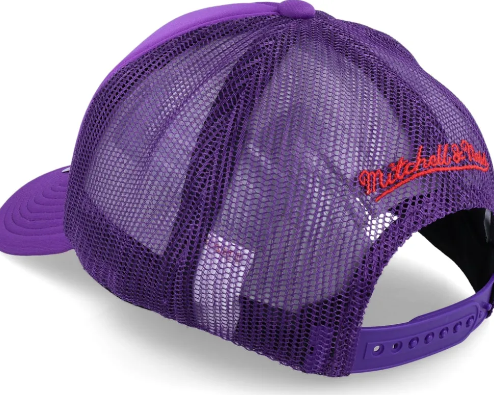 Toronto Raptors Billboard Hwc Purple Trucker - Mitchell & Ness