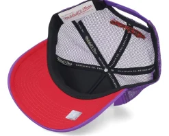 Toronto Raptors Billboard Hwc Purple Trucker - Mitchell & Ness