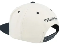 Toronto Raptors Evergreen Cream Black Hwc Off White/Black Snapback - Mitchell & Ness