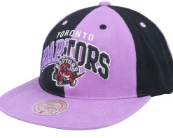 Toronto Raptors Pinwheel Of Fortune Purple/Black Snapback - Mitchell & Ness
