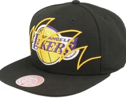 Toronto Raptors Shark Bite Black Snapback - Mitchell & Ness