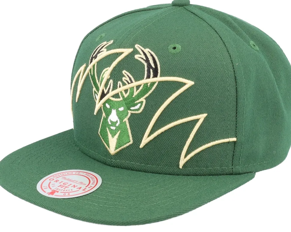 Toronto Raptors Shark Bite Black Snapback - Mitchell & Ness