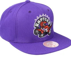 Toronto Raptors Team Ground 2.0 Purple Snapback - Mitchell & Ness