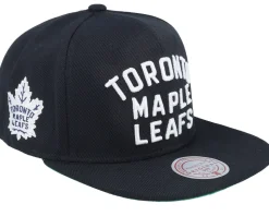 Toronto Raptors Triple Play Black Snapback - Mitchell & Ness