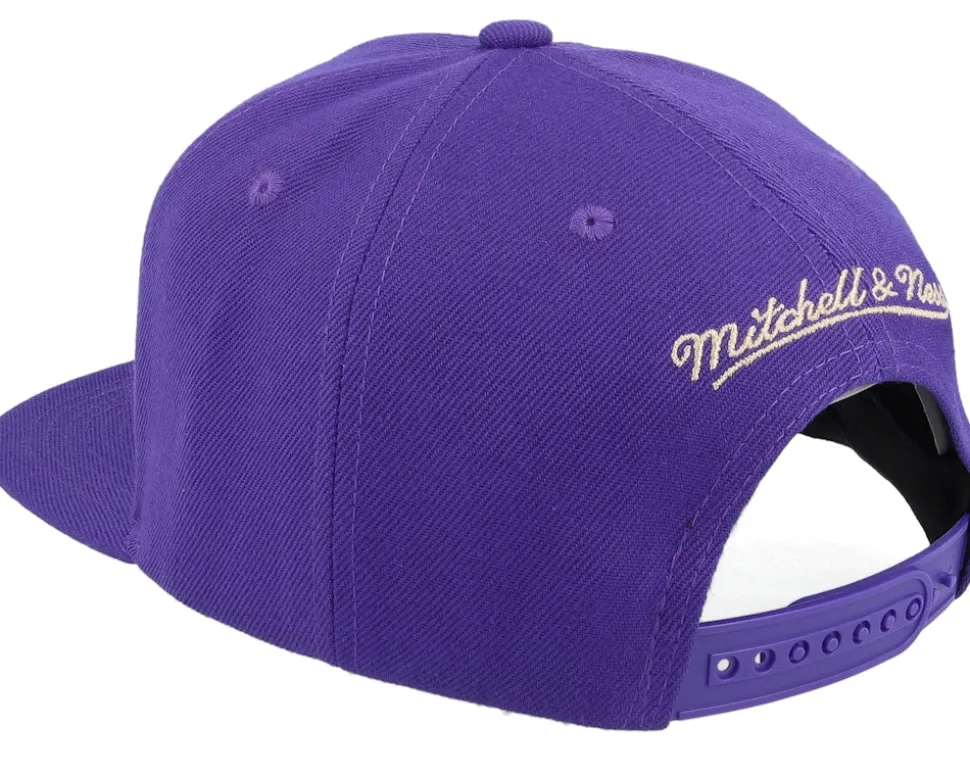 Toronto Raptors With Love Hwc Purple Snapback - Mitchell & Ness